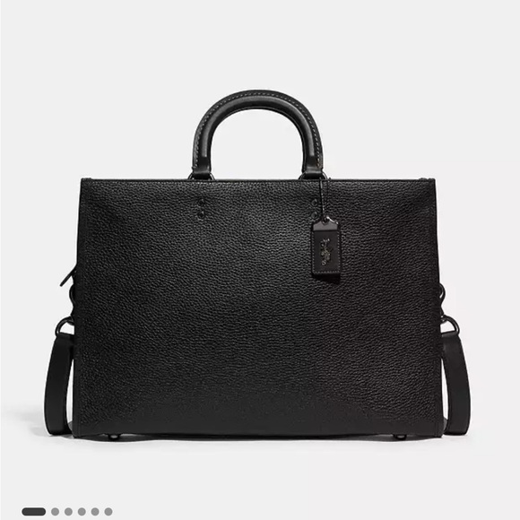 NWT Coach Rogue Brief In Regenerative Leather - Picture 3 of 9